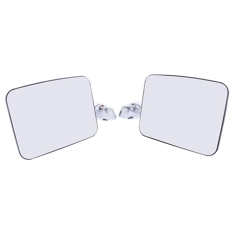 United Pacific 110749 Stainless Steel Exterior Mirror Set w/LED Turn Signal for 1970-72 Chevy/GMC Trucks, Hidden LED Turn Signal - Set of 2 - Image 2